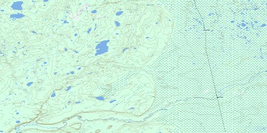 Weir River Topo Map 054D16 at 1:50,000 scale - National Topographic System of Canada (NTS) - Toporama map