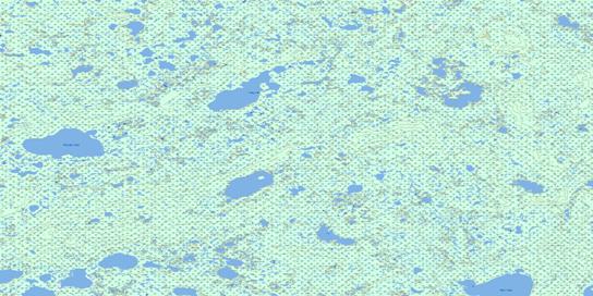 Mistake Lake Topo Map 054E02 at 1:50,000 scale - National Topographic System of Canada (NTS) - Toporama map