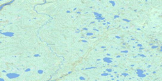 Downer Lake Topo Map 054E06 at 1:50,000 scale - National Topographic System of Canada (NTS) - Toporama map