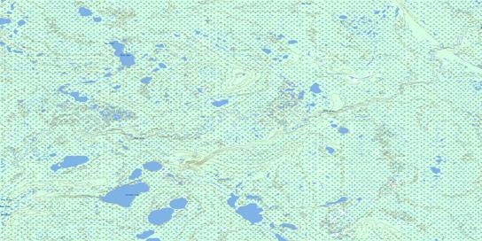 Turcotte Lake Topo Map 054E10 at 1:50,000 scale - National Topographic System of Canada (NTS) - Toporama map