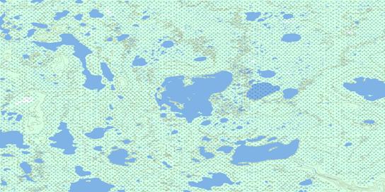 Gresham Lake Topographic map 054E13 at 1:50,000 Scale
