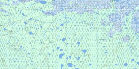 Brezino Creek Topo Map 054F05 at 1:50,000 scale - National Topographic System of Canada (NTS) - Toporama map