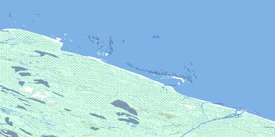 Pemichiwunatapo Creek Topo Map 054G01 at 1:50,000 scale - National Topographic System of Canada (NTS) - Toporama map