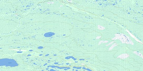 Wise Lake Topo Map 054L03 at 1:50,000 scale - National Topographic System of Canada (NTS) - Toporama map