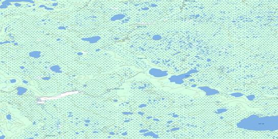 Knight Lake Topo Map 054L04 at 1:50,000 scale - National Topographic System of Canada (NTS) - Toporama map