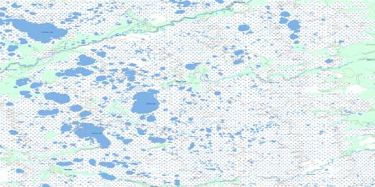 Lofthouse Lake Topographic map 054L07 at 1:50,000 Scale