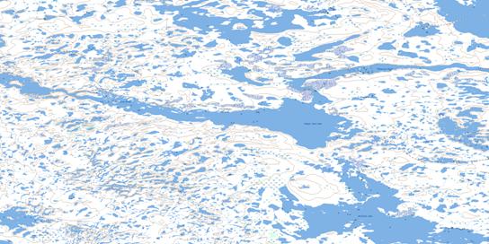 Ranger Seal Lake Topo Map 055D05 at 1:50,000 scale - National Topographic System of Canada (NTS) - Toporama map