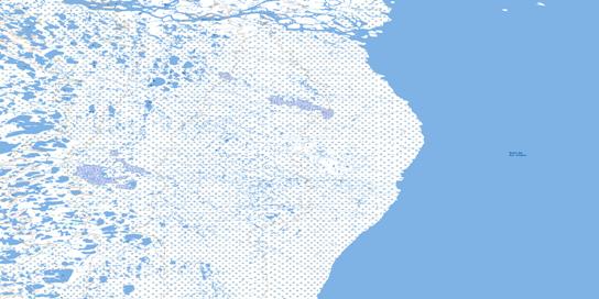 No Title Topo Map 055D07 at 1:50,000 scale - National Topographic System of Canada (NTS) - Toporama map