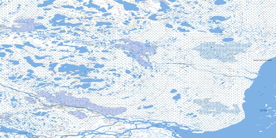 No Title Topo Map 055D10 at 1:50,000 scale - National Topographic System of Canada (NTS) - Toporama map