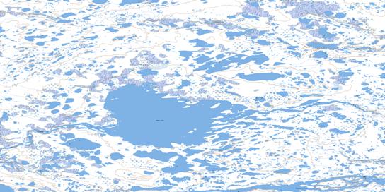 Hyde Lake Topo Map 055D11 at 1:50,000 scale - National Topographic System of Canada (NTS) - Toporama map