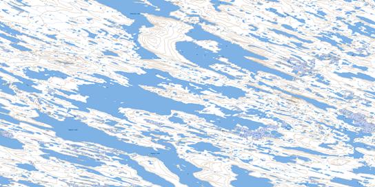 Tootyak Lake Topo Map 055E14 at 1:50,000 scale - National Topographic System of Canada (NTS) - Toporama map