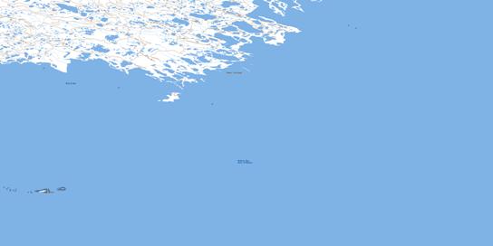 Baird Bay Topographic map 055J15 at 1:50,000 Scale