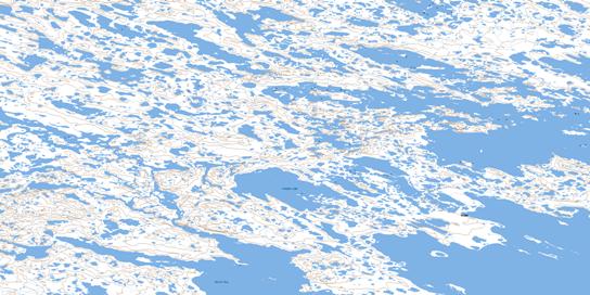 Fishery Lake Topo Map 055K03 at 1:50,000 scale - National Topographic System of Canada (NTS) - Toporama map