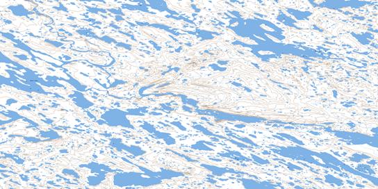 Gill Lake Topographic map 055K06 at 1:50,000 Scale