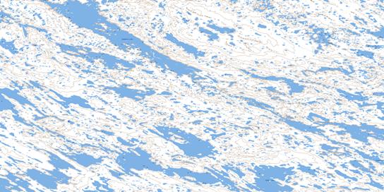 Southern Lake Topo Map 055L01 at 1:50,000 scale - National Topographic System of Canada (NTS) - Toporama map
