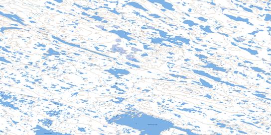 No Title Topo Map 055L14 at 1:50,000 scale - National Topographic System of Canada (NTS) - Toporama map