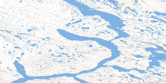Parker Lake South Topographic map 055M06 at 1:50,000 Scale