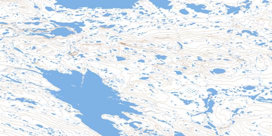 Parker Lake North Topographic map 055M11 at 1:50,000 Scale