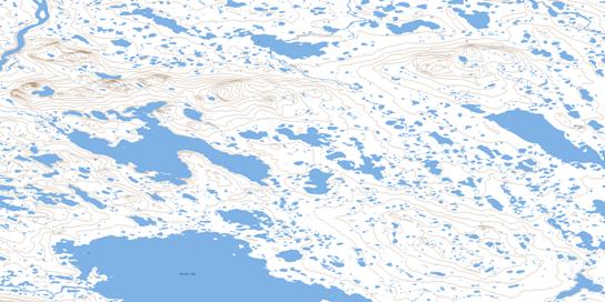 Martell Lake Topographic map 055M14 at 1:50,000 Scale
