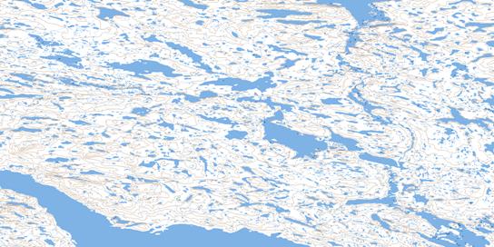 Robinhood Bay Topo Map 055N16 at 1:50,000 scale - National Topographic System of Canada (NTS) - Toporama map