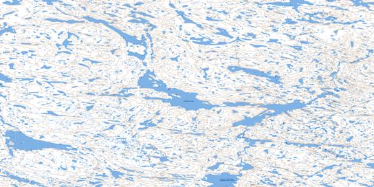 Richard Lake Topo Map 055O13 at 1:50,000 scale - National Topographic System of Canada (NTS) - Toporama map