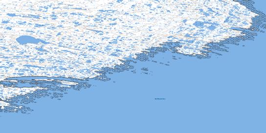 Whale Point Topo Map 056A01 at 1:50,000 scale - National Topographic System of Canada (NTS) - Toporama map