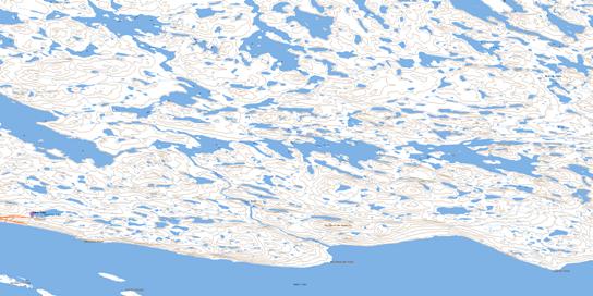 Akilahaarjuk Mountain Topo Map 056D05 at 1:50,000 scale - National Topographic System of Canada (NTS) - Toporama map