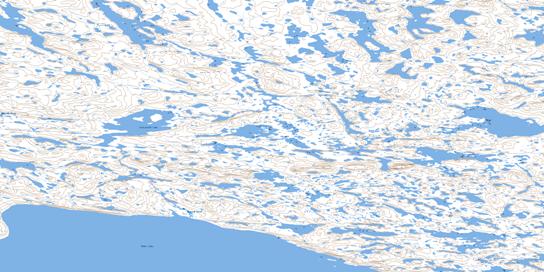 Evitarulik Lake Topo Map 056D06 at 1:50,000 scale - National Topographic System of Canada (NTS) - Toporama map