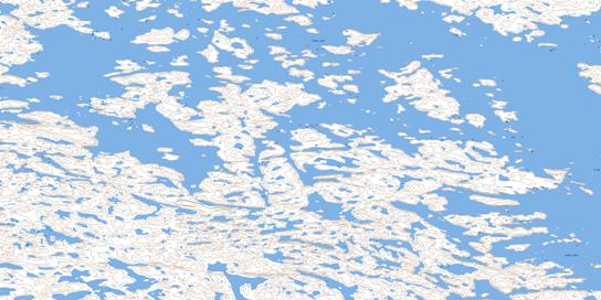 Tehek Lake Topo Map 056D13 at 1:50,000 scale - National Topographic System of Canada (NTS) - Toporama map