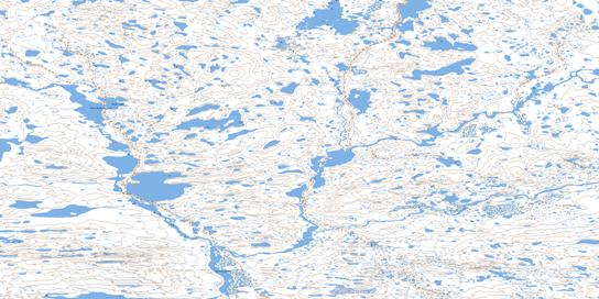 Snow Bunting Lake Topo Map 056L01 at 1:50,000 scale - National Topographic System of Canada (NTS) - Toporama map