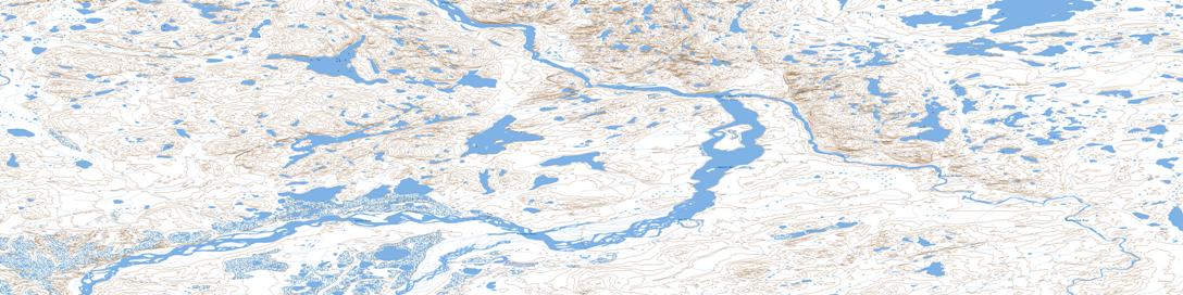 Cameron Lake Topographic map 057A02 at 1:50,000 Scale