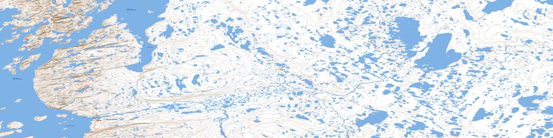 Login Bay Topo Map 057A10 at 1:50,000 scale - National Topographic System of Canada (NTS) - Toporama map