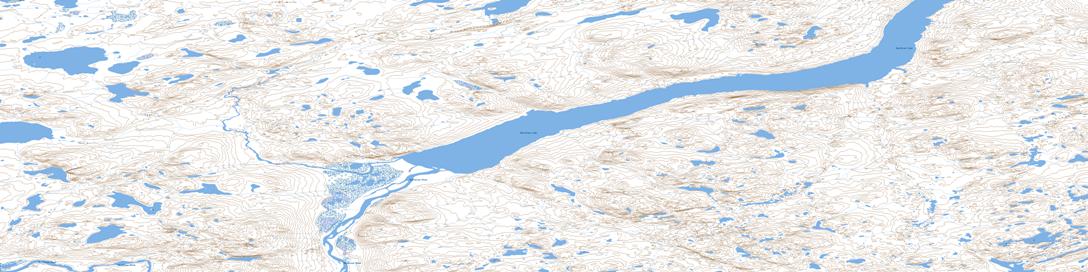 Murchison Lake Topo Map 057B01 at 1:50,000 scale - National Topographic System of Canada (NTS) - Toporama map