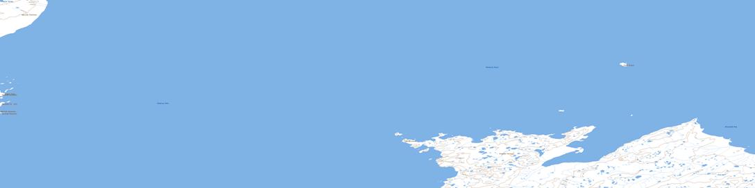 Cape Britannia Topographic map 057B04 at 1:50,000 Scale
