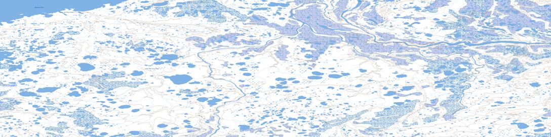 Castor And Pollux River Topo Map 057B07 at 1:50,000 scale - National Topographic System of Canada (NTS) - Toporama map