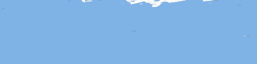 Brenda Island Topo Map 057B11 at 1:50,000 scale - National Topographic System of Canada (NTS) - Toporama map