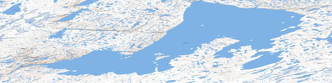 Lady Melville Lake Topo Map 057C01 at 1:50,000 scale - National Topographic System of Canada (NTS) - Toporama map