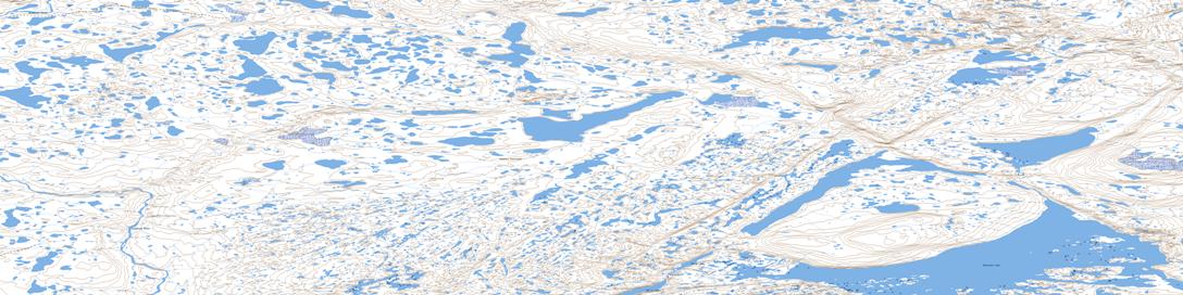 Garry Falls Topo Map 057C14 at 1:50,000 scale - National Topographic System of Canada (NTS) - Toporama map