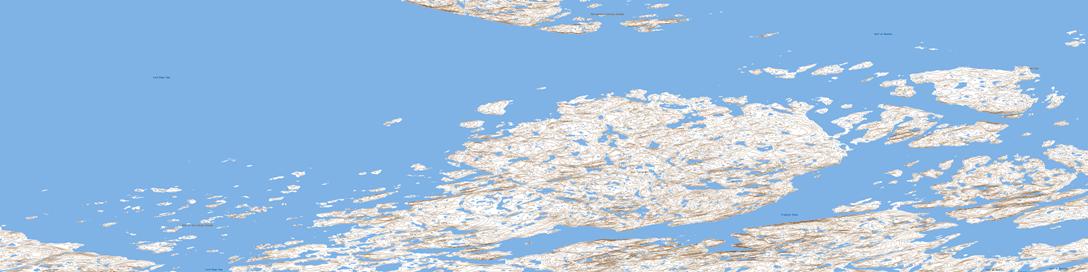 Ross Peninsula Topo Map 057D12 at 1:50,000 scale - National Topographic System of Canada (NTS) - Toporama map
