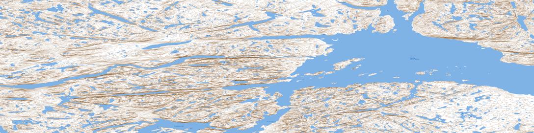 No Title Topo Map 057F01 at 1:50,000 scale - National Topographic System of Canada (NTS) - Toporama map