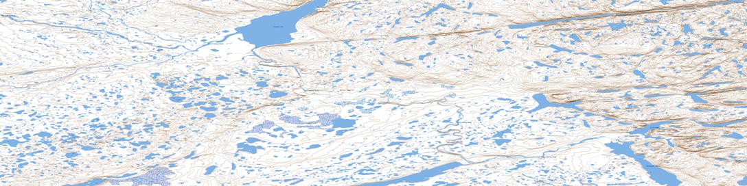 Tukingayuk Lake Topo Map 057F02 at 1:50,000 scale - National Topographic System of Canada (NTS) - Toporama map