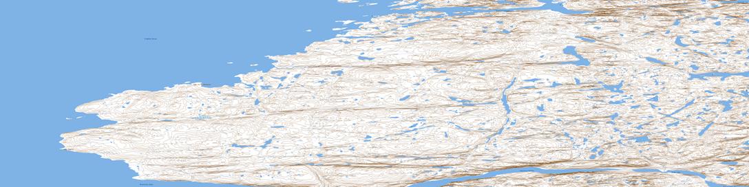 Cape Maguire Topo Map 057G12 at 1:50,000 scale - National Topographic System of Canada (NTS) - Toporama map