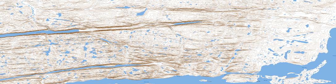 Hazard Inlet Topographic map 058B03 at 1:50,000 Scale