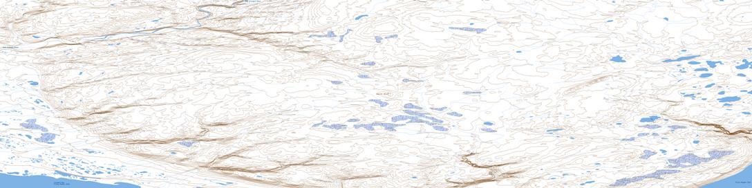 Putulik Canyon Topo Map 058B16 at 1:50,000 scale - National Topographic System of Canada (NTS) - Toporama map
