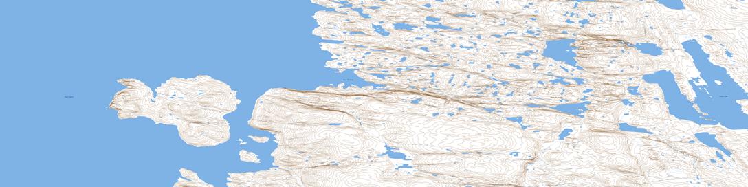 Howe Harbour Topo Map 058C04 at 1:50,000 scale - National Topographic System of Canada (NTS) - Toporama map