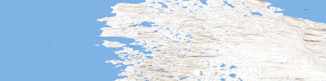 M'Clure Bay Topo Map 058C12 at 1:50,000 scale - National Topographic System of Canada (NTS) - Toporama map