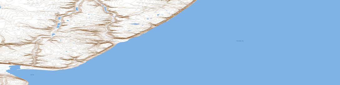 Elwin Bay Topographic map 058D11 at 1:50,000 Scale