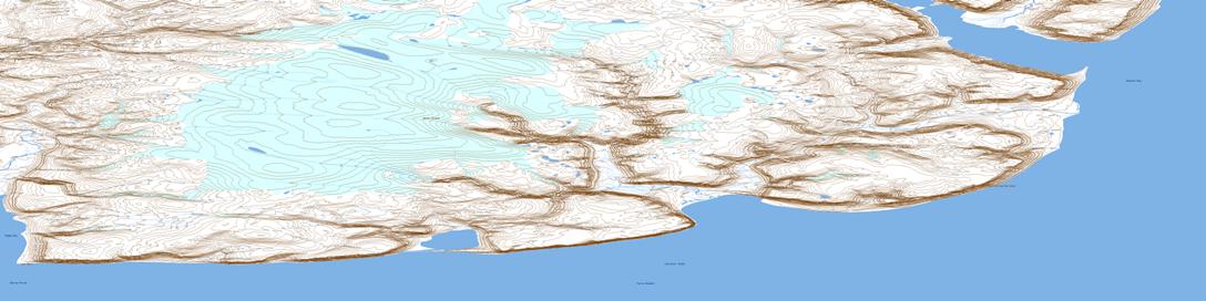 Cape William Herschel Topo Map 058E10 at 1:50,000 scale - National Topographic System of Canada (NTS) - Toporama map