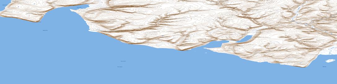 Cape Eardley Wilmot Topographic map 058E11 at 1:50,000 Scale