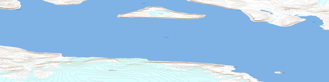 Bay Of Woe Topo Map 059A07 at 1:50,000 scale - National Topographic System of Canada (NTS) - Toporama map